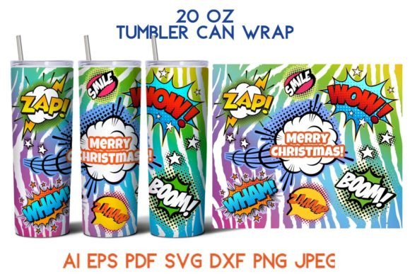 20 Oz Tumbler Merry Christmas Comics SVG: Crafts & Graphics Review