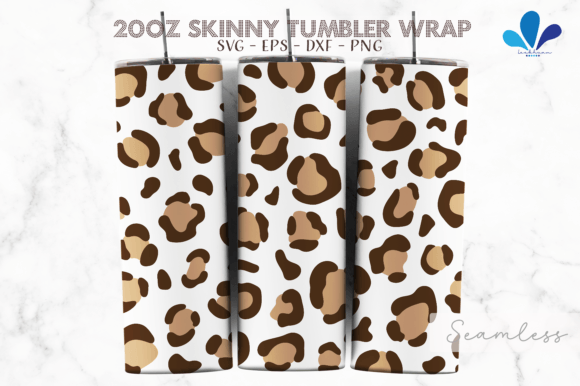 Cute Leopard Seamless Pattern SVG for Graphics & Print
