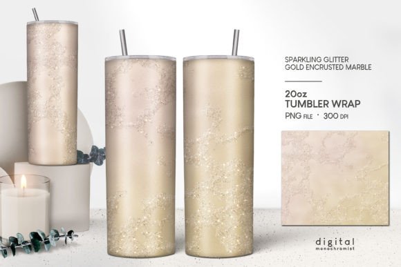 Gold Marble Lilac Glitter Tumbler Wrap: A Designer Review