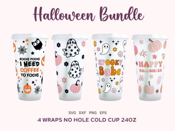 Halloween Bundle Cold Cup 24oz: A Brand Designer’s Graphics & Crafts Review