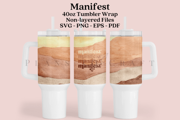 Manifest 40oz Tumbler Wrap Design Review