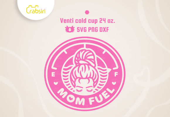 Messy Bun Mom Fuel Cold Cup No Hole SVG: A Designer's Review