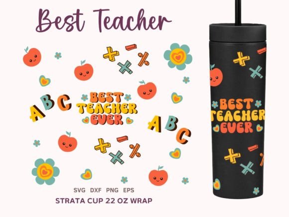 Teacher Strata Skinny Tumbler 16oz Wrap Graphics Review