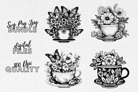 Teacup Butterfly Clipart: An Embroiderer's Review